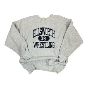 Vintage Elisworth Wrestling Reverse Weave Sweatshirt - XXL (24" x 30")